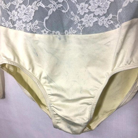 Weissman Ivory & Green Tutu Leotard Set (Read!) - Picture 4 of 9